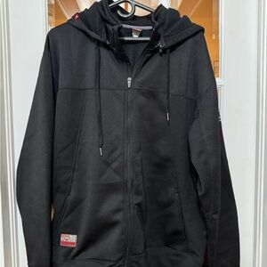 Quiksilver Black Zip Up Sweater